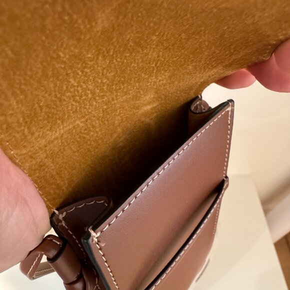 Celine Tan Leather Crossbody Bag - Picture 6 of 8